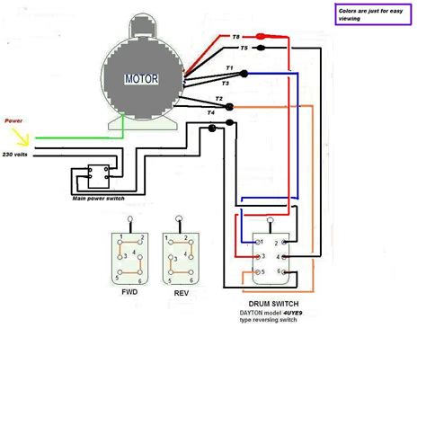 wiring diagram for 220 motor 